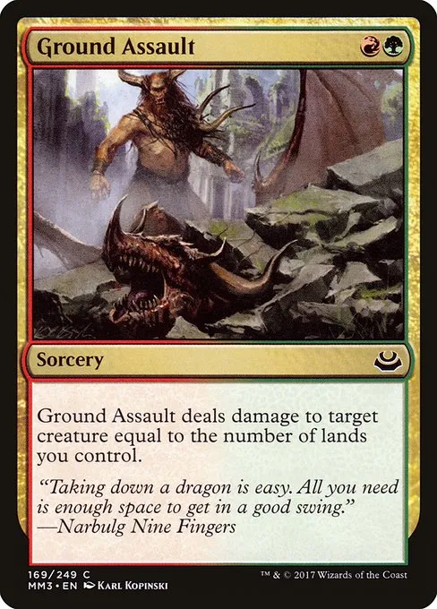 Ground Assault · Modern Masters 2017 169/249