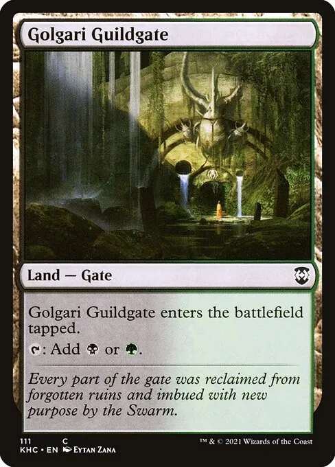 Golgari Guildgate · Kaldheim Commander 111/119