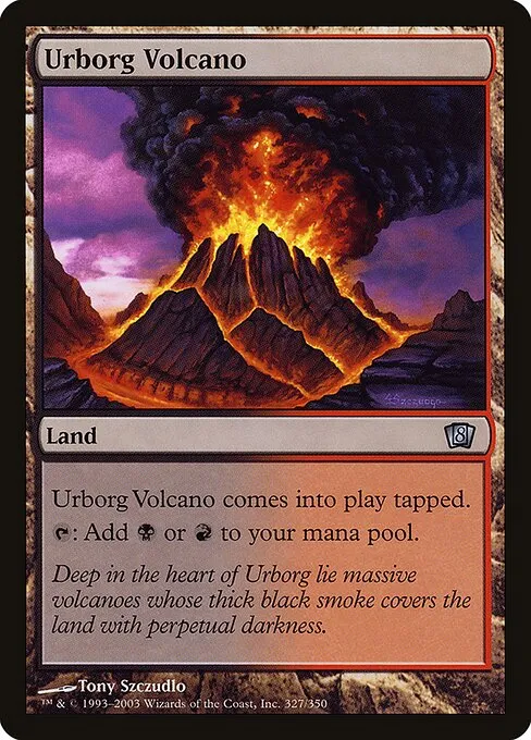 Urborg Volcano · Eighth Edition 327★/711