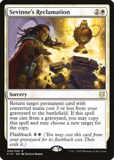 Sevinne's Reclamation · Commander 2019 5/302