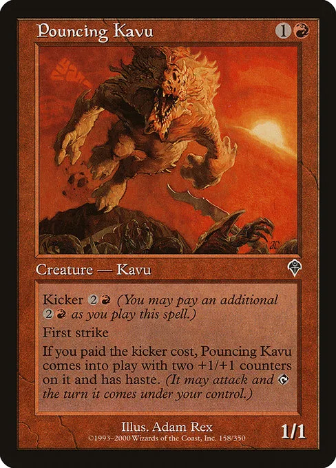 Pouncing Kavu · Invasion 158/354