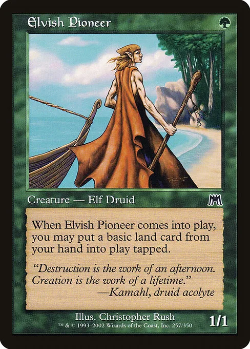 Elvish Pioneer · Onslaught 257/351