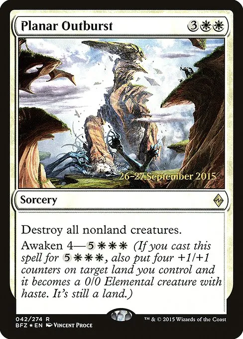Planar Outburst · Battle for Zendikar Promos 42s/90