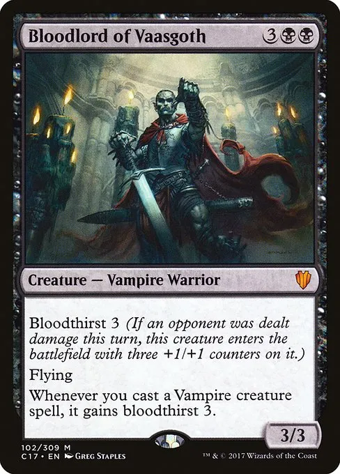 Bloodlord of Vaasgoth · Commander 2017 102/309
