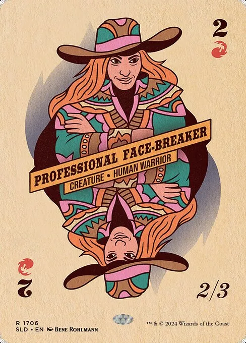 Professional Face-Breaker · Secret Lair Drop 1706/2547