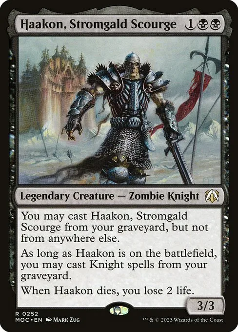 Haakon, Stromgald Scourge · March of the Machine Commander 252/450