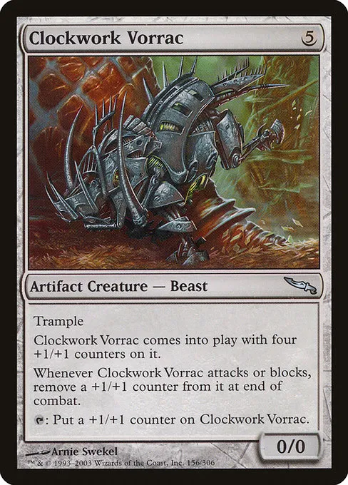 Clockwork Vorrac · Mirrodin 156/306