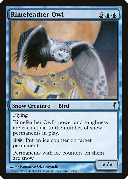 Rimefeather Owl · Coldsnap 42/155