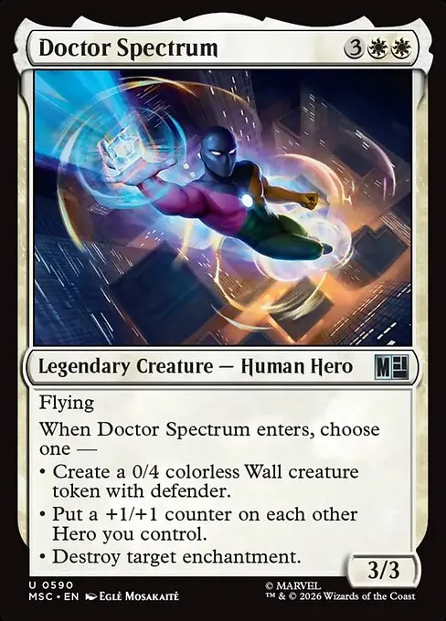 Doctor Spectrum · Marvel Super Heroes Commander 590/9