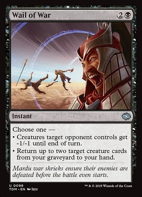Wail of War · Tarkir: Dragonstorm 98/427