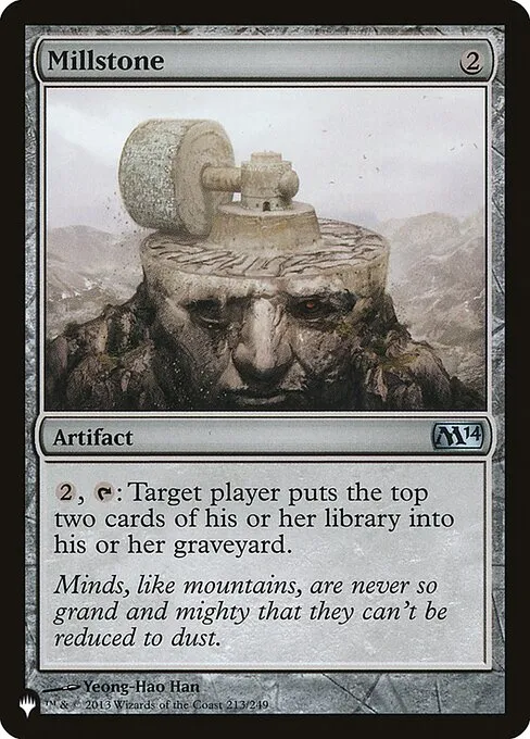 Millstone · The List M14-213/5050