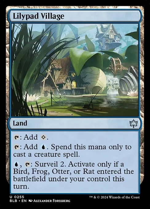 Lilypad Village · Bloomburrow 255/398
