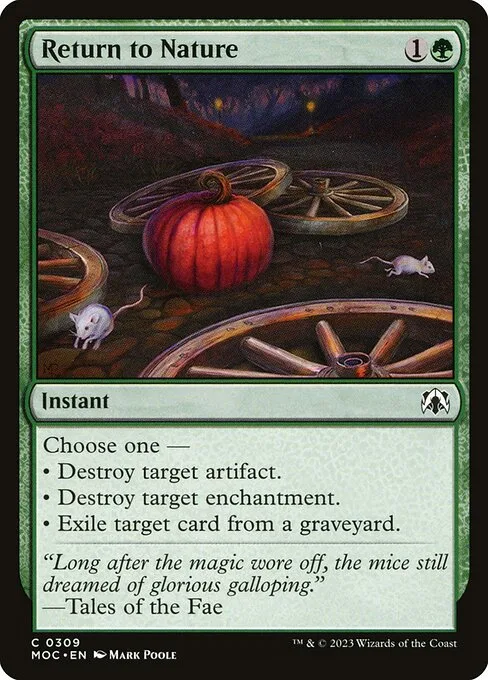 Return to Nature · March of the Machine Commander 309/450