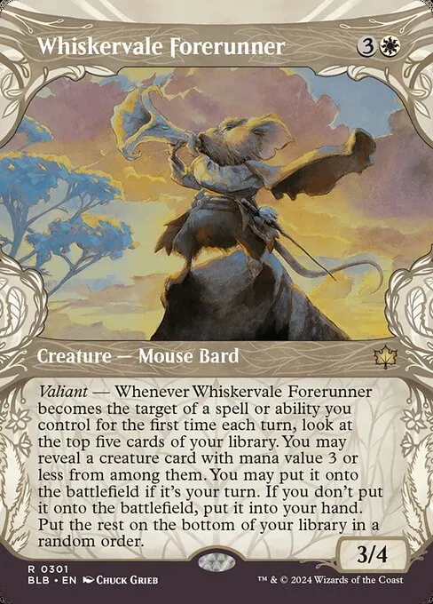 Whiskervale Forerunner · Bloomburrow 301/398
