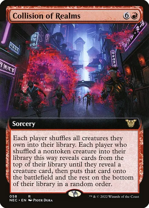 Collision of Realms · Neon Dynasty Commander 58/179