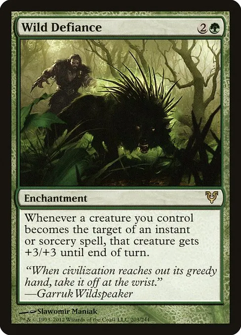 Wild Defiance · Avacyn Restored 203/244