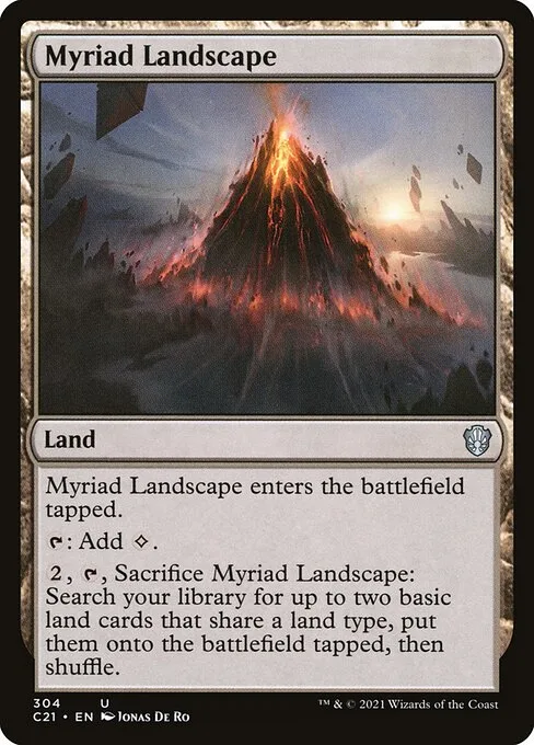 Myriad Landscape · Commander 2021 304/409
