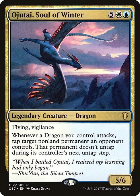 Ojutai, Soul of Winter · Commander 2017 187/309