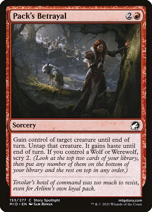 Pack's Betrayal · Innistrad: Midnight Hunt 153/399