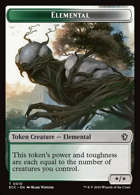 Elemental · Lorwyn Eclipsed Commander Tokens 10/13