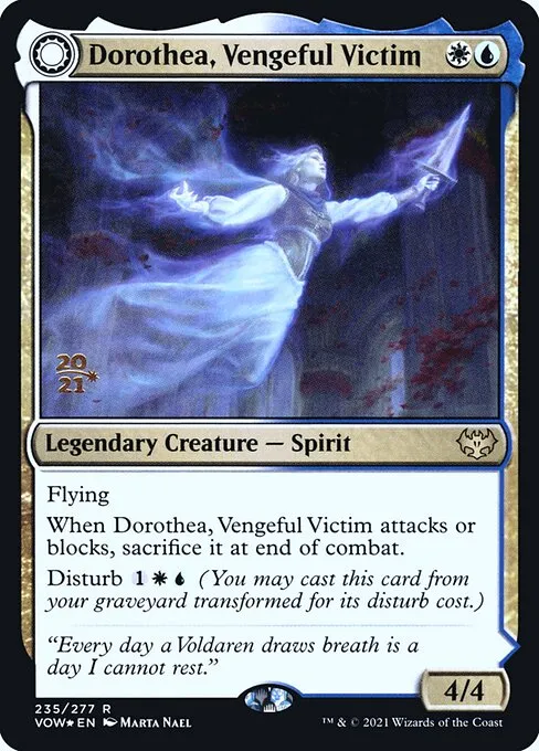 Dorothea, Vengeful Victim // Dorothea's Retribution · Innistrad: Crimson Vow Promos 235s/121