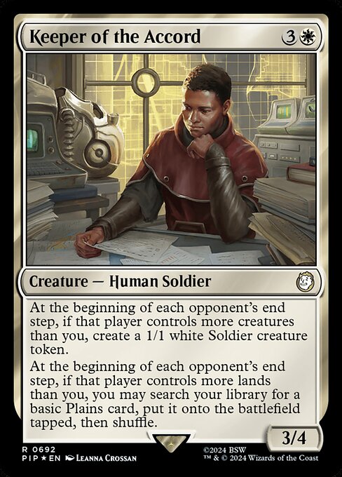 Keeper of the Accord · Fallout 692/1068
