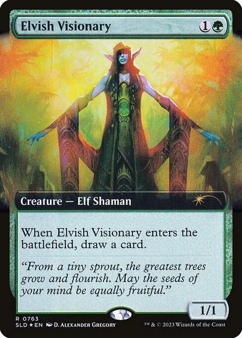 Elvish Visionary · Secret Lair Drop 763/2547