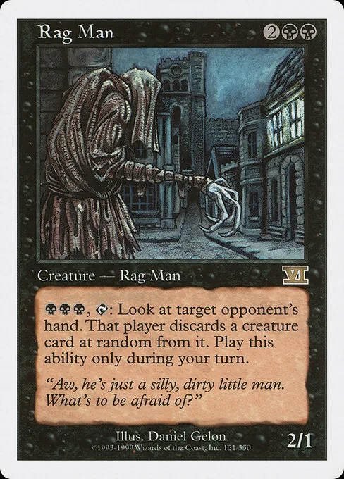Rag Man · Classic Sixth Edition 151/351