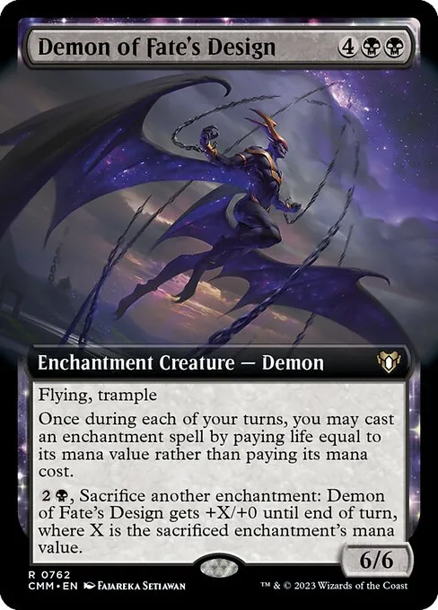 Demon of Fate's Design · Commander Masters 762/1067