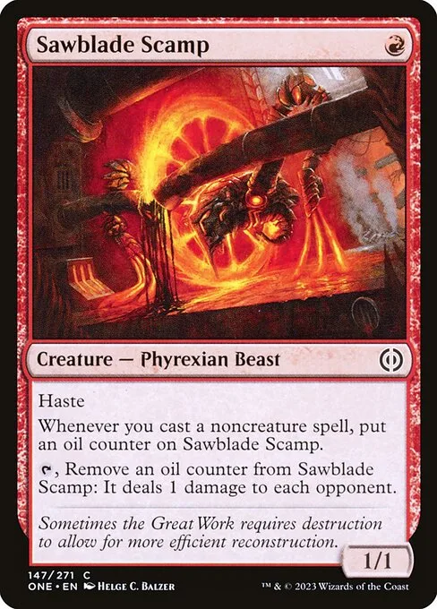 Sawblade Scamp · Phyrexia: All Will Be One 147/479