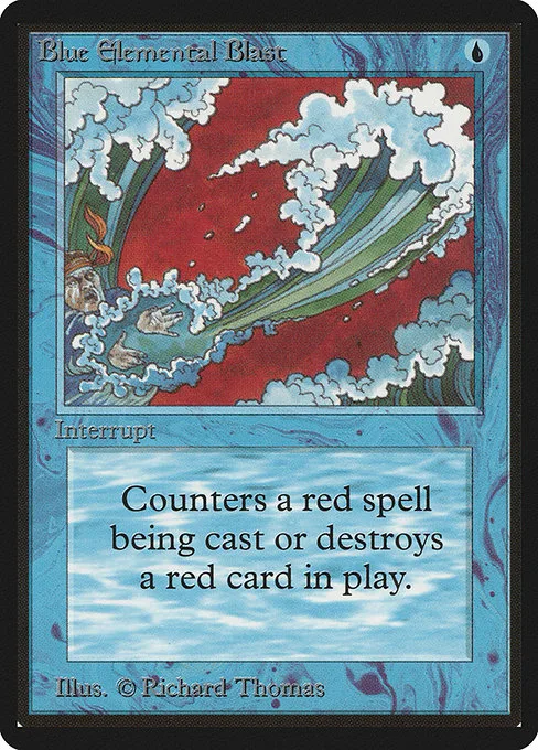 Blue Elemental Blast · Limited Edition Beta 50/302