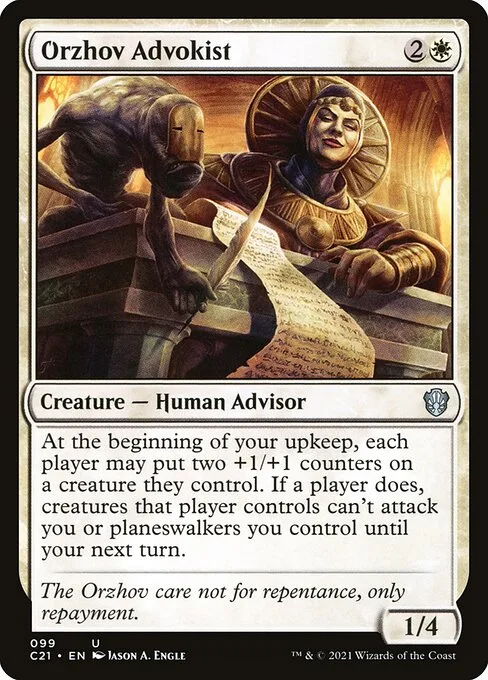 Orzhov Advokist · Commander 2021 99/409
