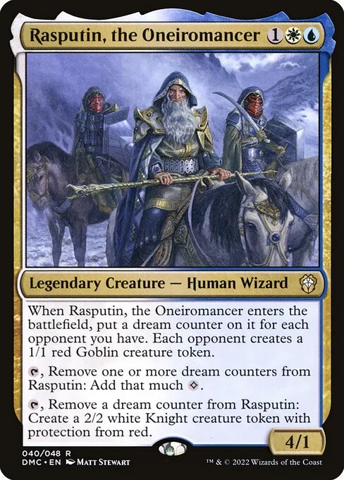Rasputin, the Oneiromancer · Dominaria United Commander 40/240