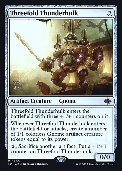 Threefold Thunderhulk · The Lost Caverns of Ixalan Promos 265s/136