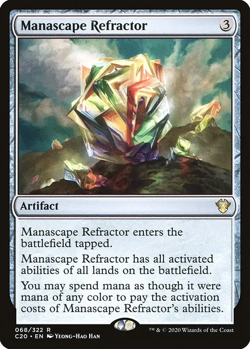 Manascape Refractor · Commander 2020 68/322