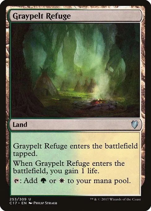 Graypelt Refuge · Commander 2017 253/309