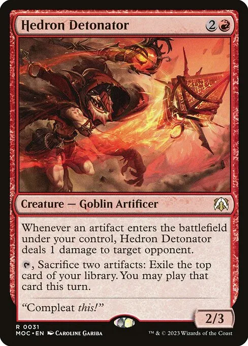 Hedron Detonator · March of the Machine Commander 31/450