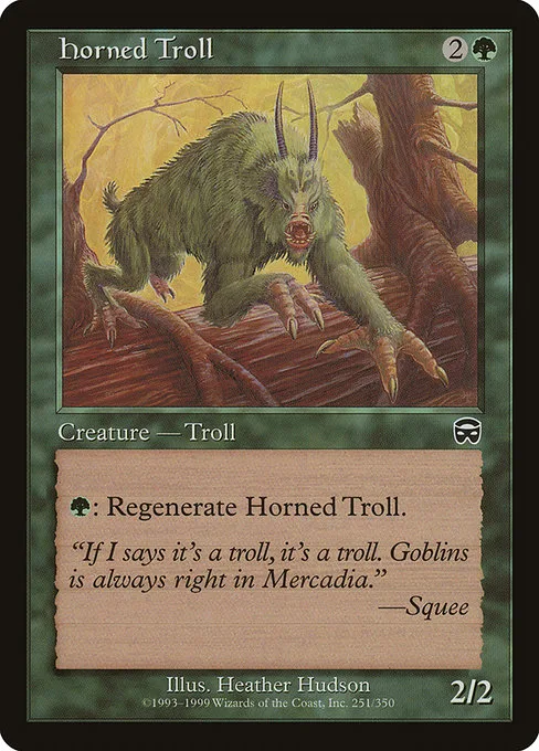 Horned Troll · Mercadian Masques 251/350