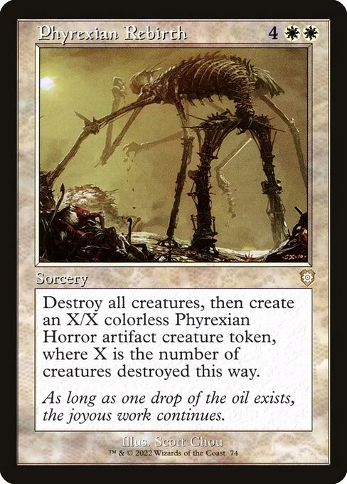Phyrexian Rebirth · The Brothers' War Commander 74/209