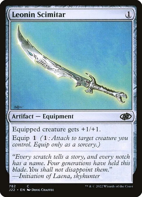 Leonin Scimitar · Jumpstart 2022 782/835