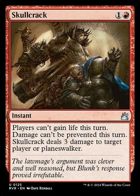 Skullcrack · Ravnica Remastered 125/531
