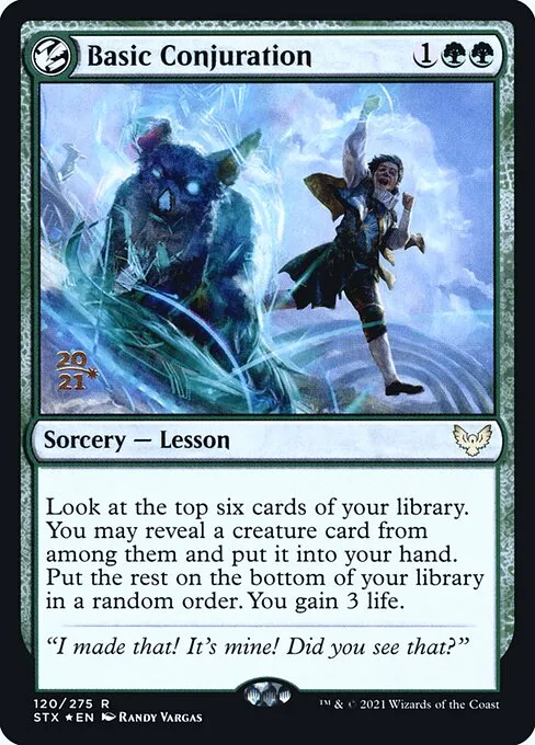 Basic Conjuration · Strixhaven: School of Mages Promos 120s/164