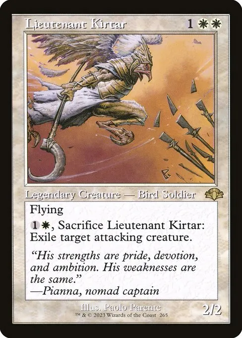 Lieutenant Kirtar · Dominaria Remastered 265/457