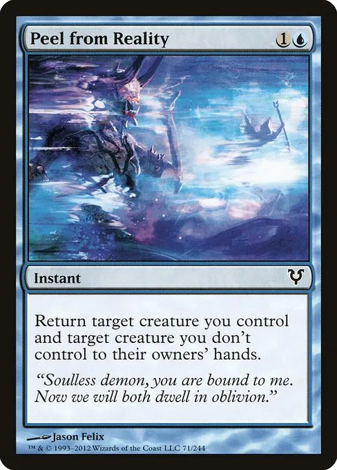 Peel from Reality · Avacyn Restored 71/244