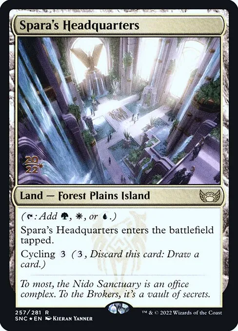 Spara's Headquarters · Streets of New Capenna Promos 257s/161