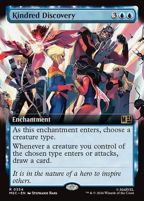 Kindred Discovery · Marvel Super Heroes Commander 334/9