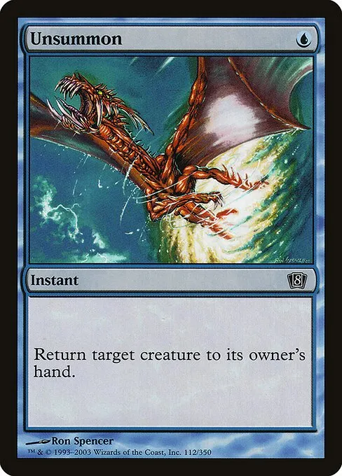 Unsummon · Eighth Edition 112★/711