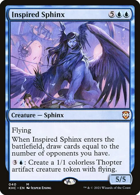 Inspired Sphinx · Kaldheim Commander 40/119