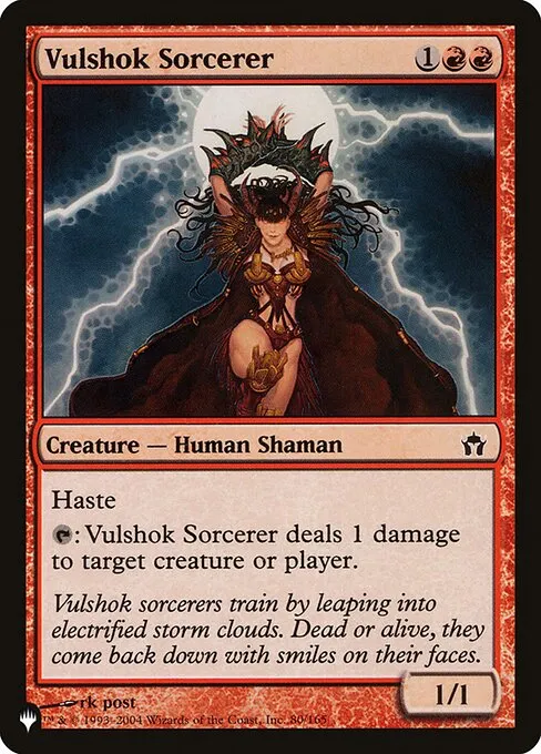 Vulshok Sorcerer · The List 5DN-80/5050