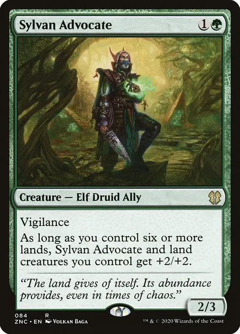 Sylvan Advocate · Zendikar Rising Commander 84/142